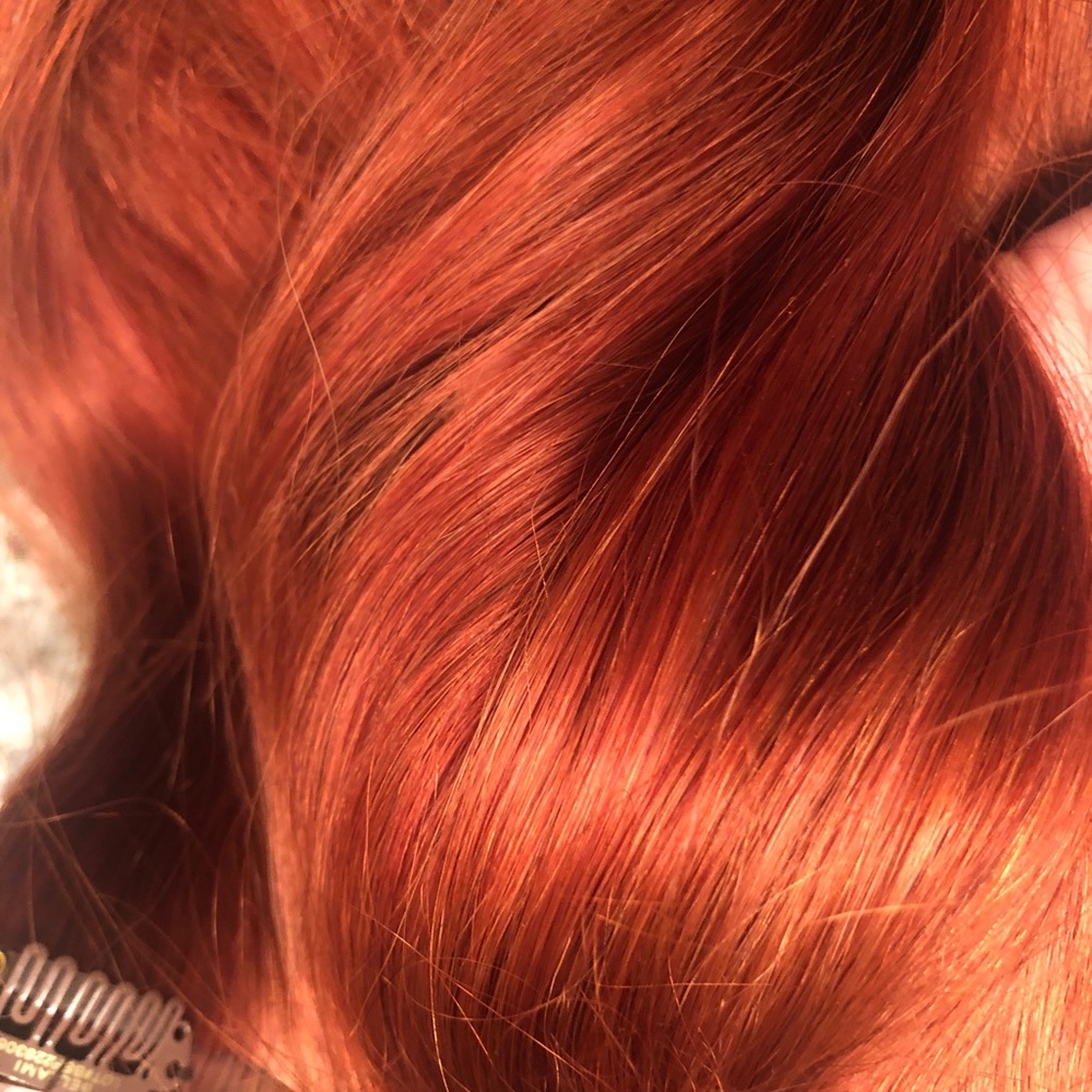 Bellami 22 inch hair extensions Spiced cinnamon